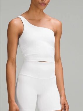 Lululemon Ribbed Nulu Asymmetrical Yoga Tank Top